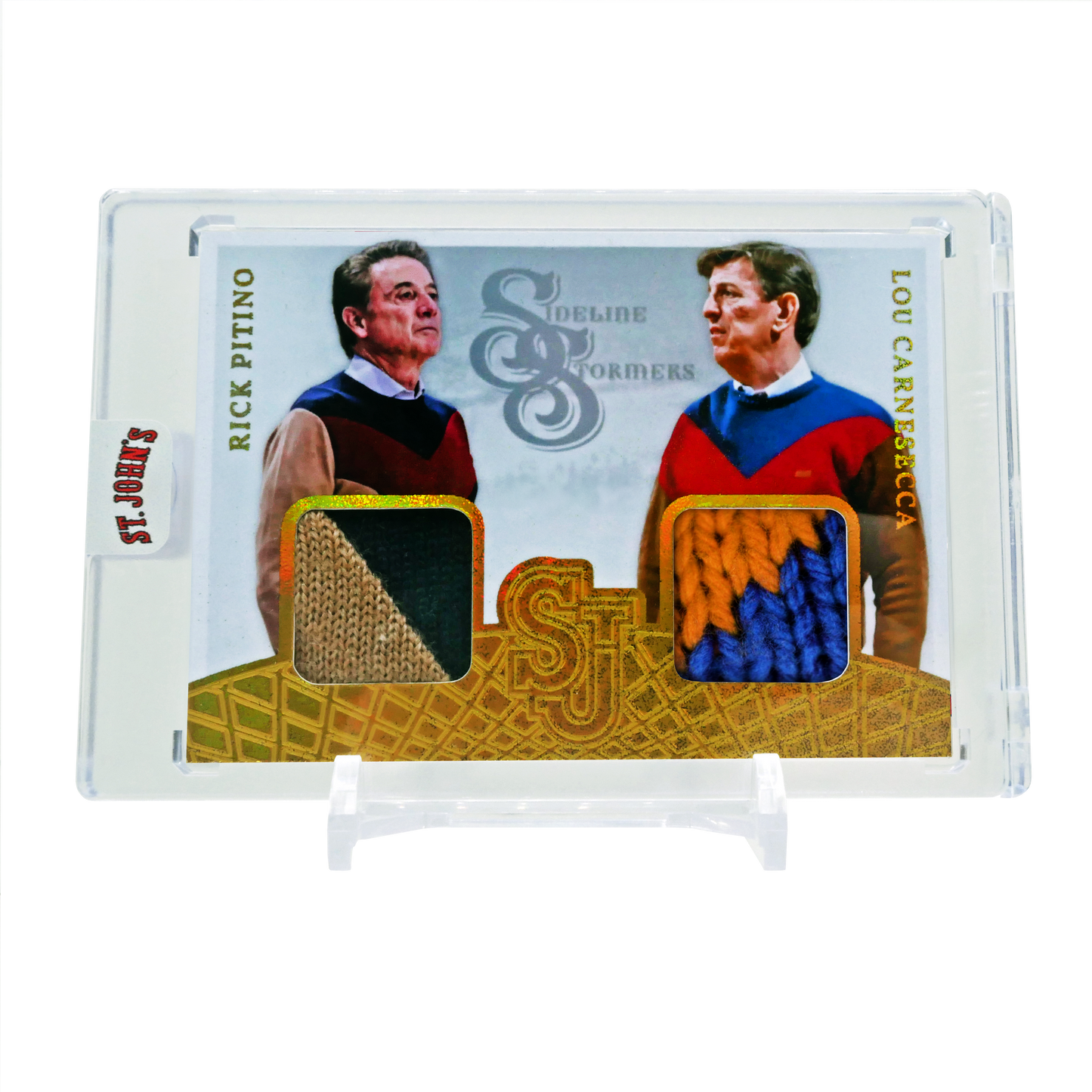 Pitino / Carnesecca Dual Sweater Card - Only 50 Made