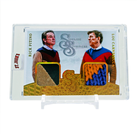 Pitino / Carnesecca Dual Sweater Card - Only 50 Made